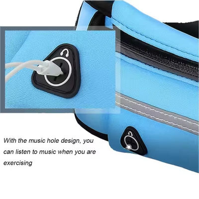 Buiten Neopreen Waterdicht Wandelen Fietsen Lopen Gordel Taille Tas Aanpassing Kleur