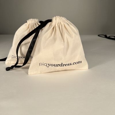 Cadeautjes Op maat Kleine Grote Witte Mosselen Pocket Sieraden Canvas Katoen Draadtas