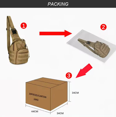 Verbeter je outdoor uitrusting met onze Molle Tactical Sling Bag voor alle seizoenen