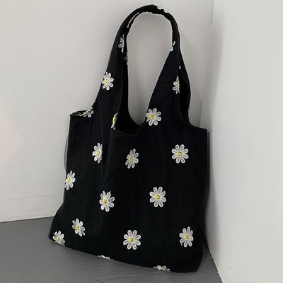 Unisex polyester voering materiaal Koreaanse versie koe schoudertas met vlinder print