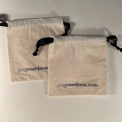 Cadeautjes Op maat Kleine Grote Witte Mosselen Pocket Sieraden Canvas Katoen Draadtas