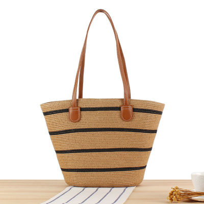 Grote Straw Tote Bag Handgemaakte Breien Marokko Schouder Beach Bag voor vrouwen Zomer