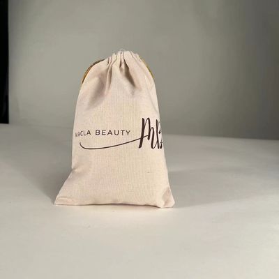 Gepersonaliseerde logo katoenen draadzak voor schooltas trolley Eco-vriendelijke mosselen