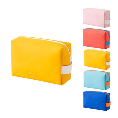 Multifunctionele draagbare dames Pu leer reis cosmetische tas organisator doos