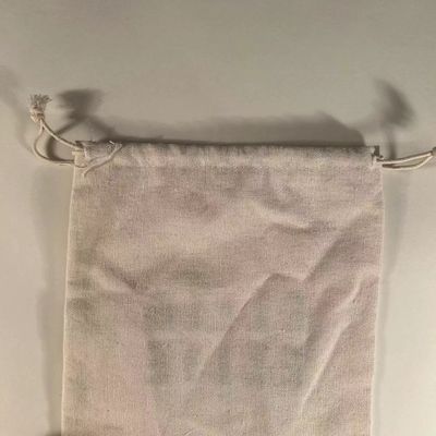 Gepersonaliseerde logo katoenen draadzak voor schooltas trolley Eco-vriendelijke mosselen