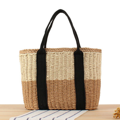 Vrouwen Bali Vakantie Winkeltas Handgemaakt Straw Tote Bag met grote capaciteit