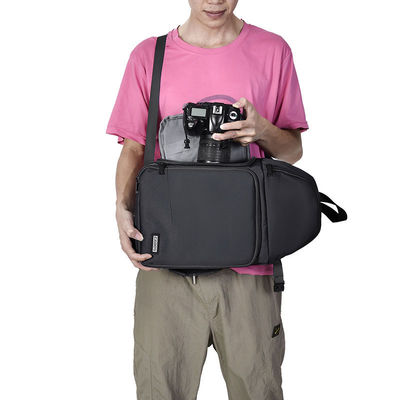 Gepersonaliseerde logo draagbare waterdichte camera rugzak voor DSLR camera lenzen en accessoires