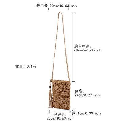 2023 Mode Handtassen Vrouwen Geweven Straw Bag Zomer Beach Tote Tas met Custom Logo
