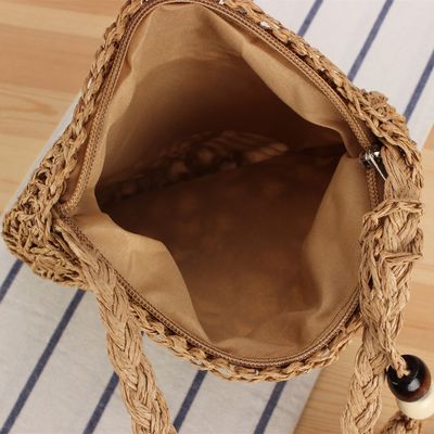 2023 Mode Handtassen Vrouwen Geweven Straw Bag Zomer Beach Tote Tas met Custom Logo
