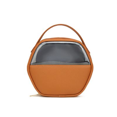 Duidelijk PU leer Custom logo schoonheid make-up reis cosmetica tas Comfortabele cosmetica