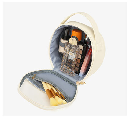 Duidelijk PU leer Custom logo schoonheid make-up reis cosmetica tas Comfortabele cosmetica