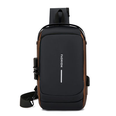 Aanvaardbaar OEM/ODM PU Vintage Leather Crossbody Men's Bag voor mobiele telefoon