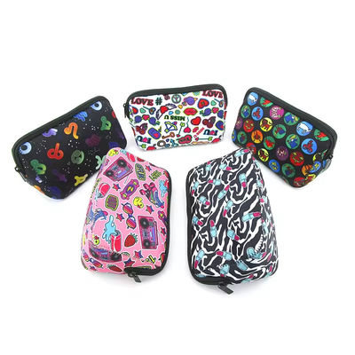 Gepersonaliseerd logo Neopreen Sublimatie Cosmetische zak Make-up Tassen voor dames Handtassen