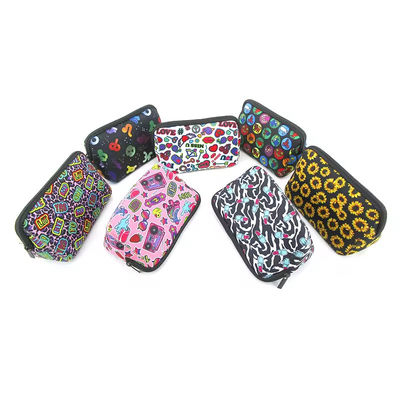 Gepersonaliseerd logo Neopreen Sublimatie Cosmetische zak Make-up Tassen voor dames Handtassen