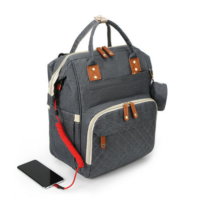 Gepersonaliseerd logo Mummy baby tas luier rugzak met reis wieg en wisselstation