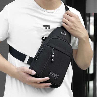 Unisex Outdoor Casual Sport Boodschappenzak Kleine enkelvoudige schoudertas voor mannen borsttas
