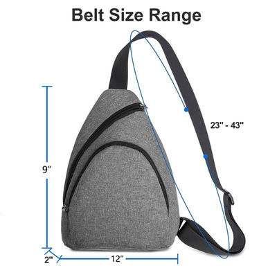 Stylische maatzak Unisex Nylon Sportzak Waterdicht Fanny Pack Boodschapper Borstzak