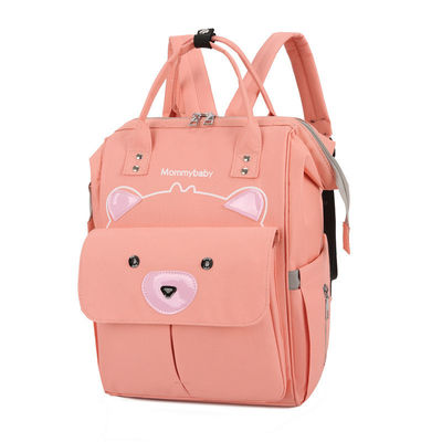 Custom Logo Tote Baby Bags Nappy Wet Diaper Bag Rugzak in aangepaste kleur
