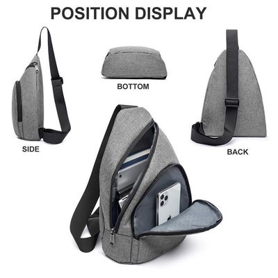 Stylische maatzak Unisex Nylon Sportzak Waterdicht Fanny Pack Boodschapper Borstzak