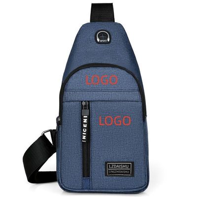 Versatile Custom Logo Messenger Bag Ideaal voor mannen Casual Office of Date Outings