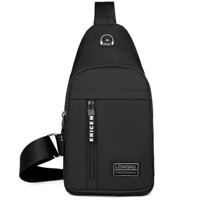 Versatile Custom Logo Messenger Bag Ideaal voor mannen Casual Office of Date Outings