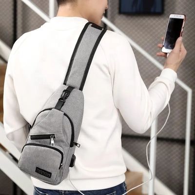 OEM ODM Acceptabel Fanshion Running Sport Waist Bag voor mannen Draagbare Borst Schoudertas