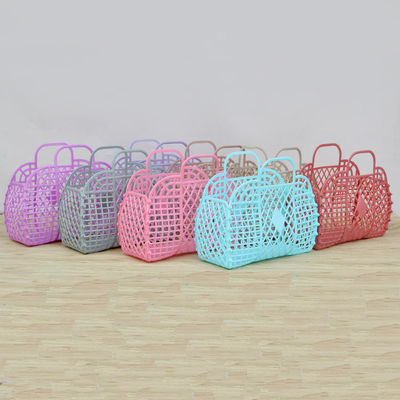 Kinderen strandtas herbruikbaar cadeau mandje open sluiting plastic tas voor meisjes en meer