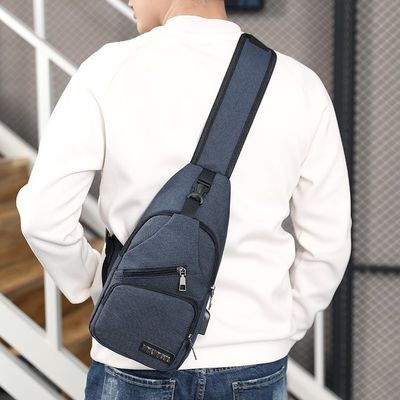 OEM ODM Acceptabel Fanshion Running Sport Waist Bag voor mannen Draagbare Borst Schoudertas