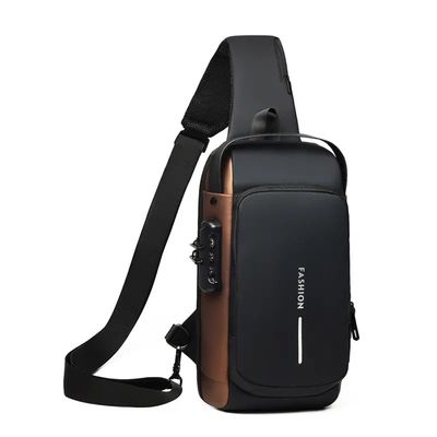 2023 Latest Fashion Crossbody Sling Bag voor mannen met waterdicht ontwerp en aangepast logo