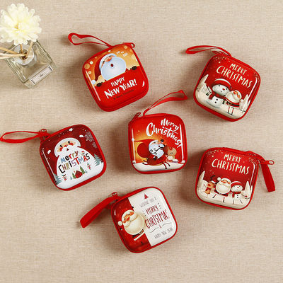 Recycled Materials Cute Cartoon Round Coin Holder Case voor Kids Mini Coin Purse