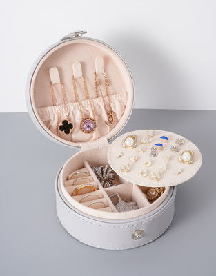Juwelenkoffer Fluweel Reis Juwelen Doos Organisator met aangepaste kleur voor het voordeel