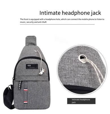 Jeugd Unisex Waist Bag Kleine rugzak voor Sport Trend Solid Color Single Shoulder Messenger Bag
