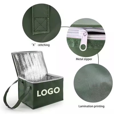 Custom Logo Soft-loop koeler zak voor geïsoleerde groente kruidenierswaren picknick bier en meer