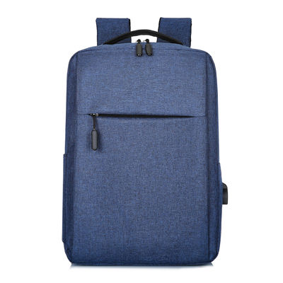 Zwart Custom Logo Unisex Ergonomie Anti-Diefstal Smart Nylon Laptop Rugzakken met USB