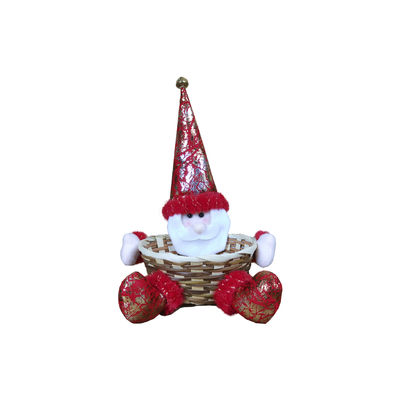 Aanvaardbaar OEM/ODM Custom Christmas Desktop Decoration Candy Basket voor thuiscadeau