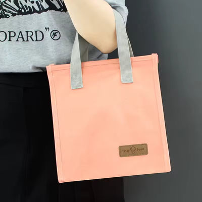 Polyester Winkelen Lunch Cooler Bag Thermal Tote voor eenvoudige en modieuze isolatie