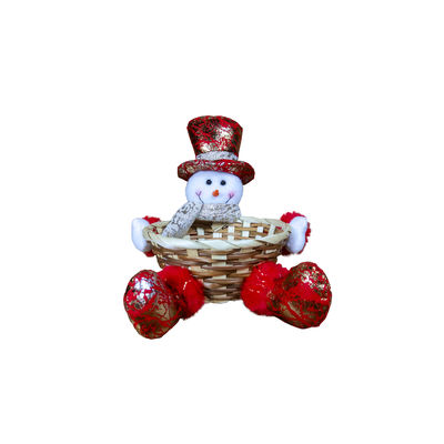 Aanvaardbaar OEM/ODM Custom Christmas Desktop Decoration Candy Basket voor thuiscadeau