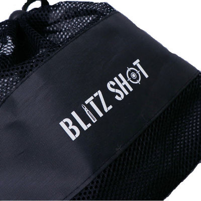 Mesh drawstring bag voor verpakking mesh bag klein magazijn met aangepast logo aanvaard