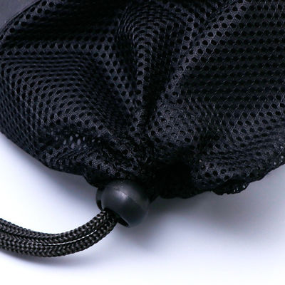 Mesh drawstring bag voor verpakking mesh bag klein magazijn met aangepast logo aanvaard