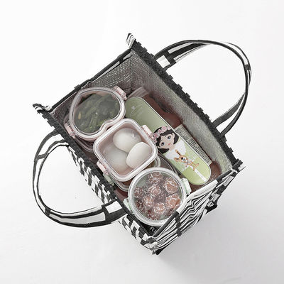 Gepersonaliseerde kleur Lunch Cooler Bag Draagbare geïsoleerde thermische zak met cartoonpatroon