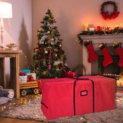 Gepersonaliseerde kleur zware duurzame 600d Oxford stofdichte kerstboom opslagzak