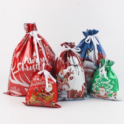 Recycled Materials Custom Digital Printing Folie Plastic Kerstcadeau Verpakkingszakken