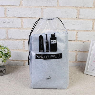 Custom Logo Printed Draw String Bag voor make-up en cadeau verpakking nieuwste modieus