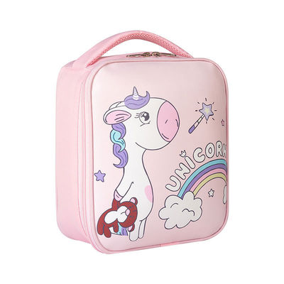 Gepersonaliseerde kleurrijke tekenfilm Dinosaurus Ruimte Geïsoleerde Kids Lunch Box Bag met isolatie