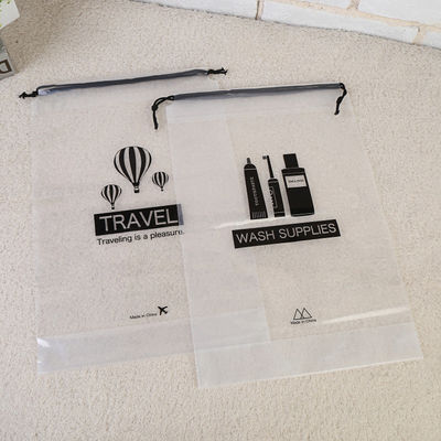 Custom Logo Printed Draw String Bag voor make-up en cadeau verpakking nieuwste modieus