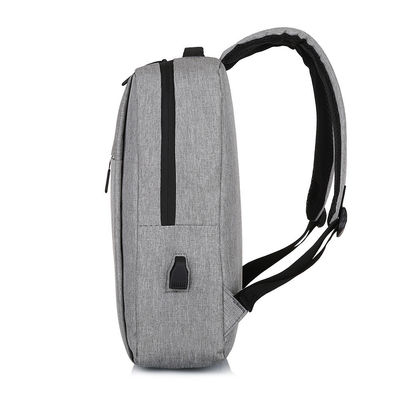 Custom Logo Mode Stijl Reizen School College Bag Smart USB Laptop Bag voor Computer