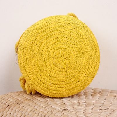 Unisex Retro Trend Strandtas Woven Straw Handtas voor grote capaciteit Cross-Body Tassen