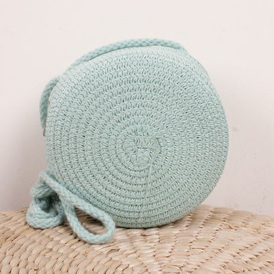 Unisex Retro Trend Strandtas Woven Straw Handtas voor grote capaciteit Cross-Body Tassen