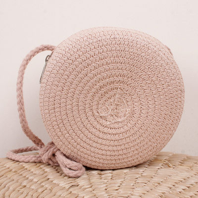Unisex Retro Trend Strandtas Woven Straw Handtas voor grote capaciteit Cross-Body Tassen