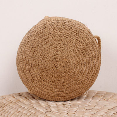 Unisex Retro Trend Strandtas Woven Straw Handtas voor grote capaciteit Cross-Body Tassen